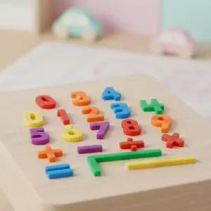 캐스B 붙이며 배우는 자석숫자 마그넷 블럭 연산학습 숫자놀이 소근육발달 블록 (37P)