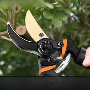 1개 다기능 정원용 전정가위, 전문가용 고강도 휴대용 초강력 손가위