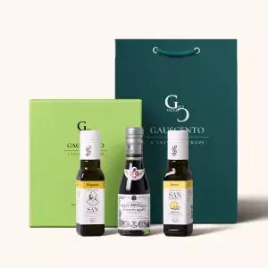 [롯데백화점]주세페주스티 주세페주스티 1메달 발사믹+산도메니코 유기농올리브유+레몬오일 100ml세트