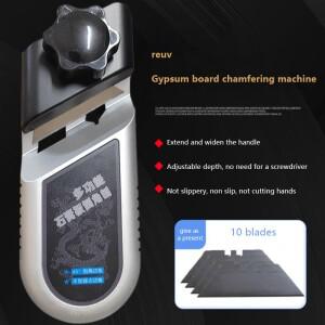 보드 플래너 수동 석고 직각 도구 목공 V자형 베벨 이중 홈 45도 트리밍