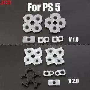 컨트롤러거치대 JCD 1세트 실리콘 고무 접착 버튼 패드 키패드 PS5 10 20 V1 V2 BDM-020 컨트롤러 게임