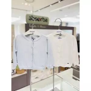 [압소바](대구신세계)(압소바출산백일돌아기외출가디건) 셔벗 가디건 2벌 세트(A1323690SC)아이보리+라...