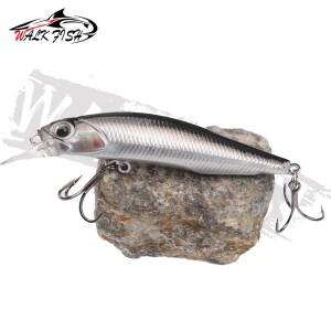 WALK FISH 싱킹 미노우 7.5cm 5g 저크베이트 낚시 루어 전문 하드 미끼 크랭크 워블러 느린 다이빙 Pesca