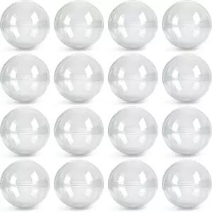 캡슐 자판기 원형 100개 2인치 검볼 머신 벌크 클리어 컨테이너 부활절 바구니 스터퍼 생일 선물 피나타