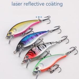 OUTKIT 2025 NEW 일본 디자인 Sinking Minnow 작은 미끼 낚시 4g 5cm 퍼치 송어베이스 용 미니 하드 도착