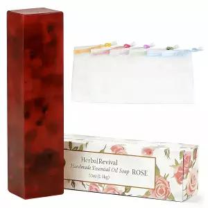 식물성 프리미엄 플로라 에센셜 오일이 함유된 허브 리바이벌 내추럴 비누 바 남녀 얼굴/헤어/바디 샤워를