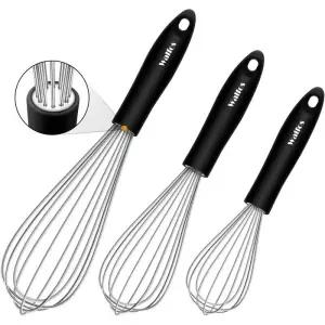 미니거품기 WALFOS 철사 거품기 수동 계란 비터 믹서기 우유 크림 버터 주방 베이킹 조리기구