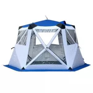 방한텐트 동계 원터치 빙어낚시 누빔 대형사이즈 캠핑 방수 육각형 프레임