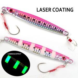 금속 지그 100g 바다 생체 모방 물고기 철판 미끼 캐스트 바닷물 낚시 인공 보트