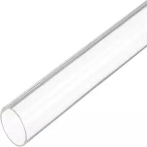 리바워 12인치 투명 플라스틱 경질 파이프 ID 18mm x OD 0.7인치 0.8인치 아크릴 원형 폴리카보네이트 튜브