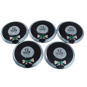 Arduino 직경 4CM 미니 초박형 경적 스피커 전자 액세서리에 대 한 5PCS 8 옴 2W 40MM
