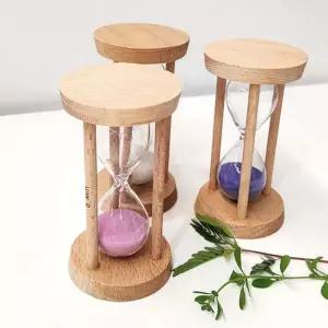 모래 사우나 시계 홈데코 5분 원목 인테리어 타이머 욕실모래시계