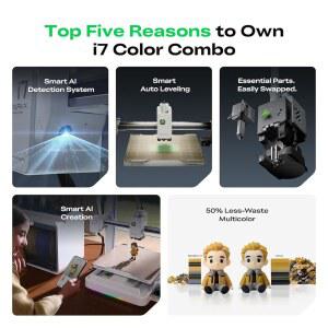 크리알리티 SPARKX 3D AI 컬러 프린터 라이트 콤보 포토 프린팅 I7 멀티 CFS