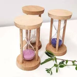 모래 사우나 시계 홈데코 5분 원목 인테리어 타이머 욕실모래시계