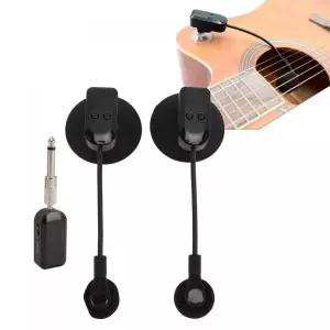 색소폰핀마이크 색소폰 마이크 24G 무선 360 ° 회전 바이올린 성능 플루트 금관악기