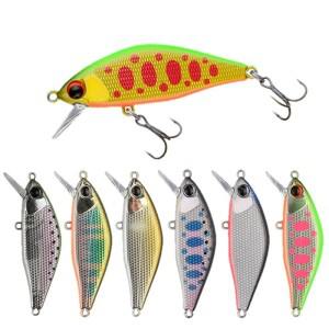 2024 1pcs 일본 디자인 고품질 하드 낚시 미끼 Pesca Issen 45mm 4g 송어 파이크 퍼치베이스 태클을위한