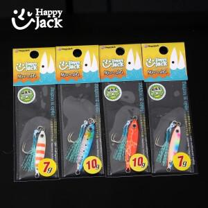 HAPPYJACK 쇼어 캐스팅 지그 스푼 마이크로 3g 5g 7g 10g 미니 낚시 미끼 저렴한 인공 태클