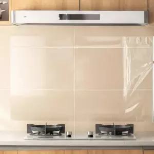 싱크대 벽 시트지 레인지 기름때 투명 주방 벽 시트지 타일 하부장 벽보호 접착