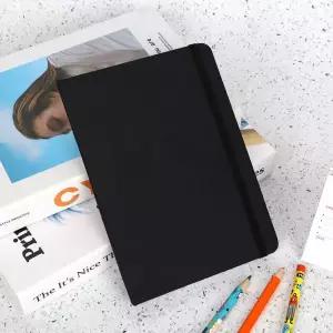 하드커버 밴드형 양장노트 B6 블랙