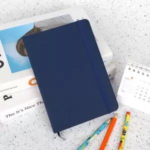 하드커버 밴드형 양장노트 B6 네이비