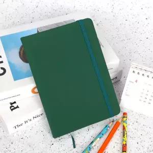 하드커버 밴드형 양장노트 B6 그린