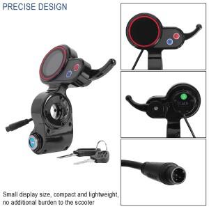 킥스쿠터 부품 LCD 디스플레이 (Hitway H5 전동 스쿠터용) 잠금 장치가 있는 계기판 액세서리 포함