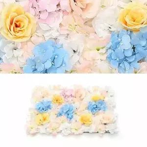 꽃조화 벽 장식 60x40cm 포토존 꾸미기 인테리어 꽃장식 벽면 장식용