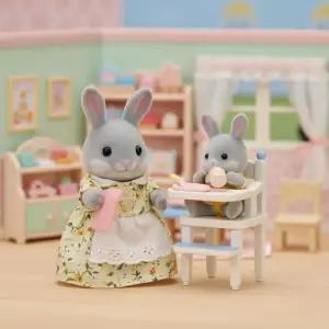 실바니안 패밀리 아기 식탁의자 인형 장난감 미니어처 하이체어 인형놀이 소꿉놀이 다이닝룸