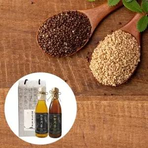 해달 참기름 350ml 1병 + 들기름 350ml 1병 케이스포함