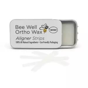 비웰 인비살라인 왁스 클리어 얼라이너 스트립에 필수적인 100 천연 밀랍 키트 자극 보호 및 40개 있는