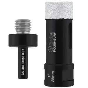 건식 다이아몬드 타일 드릴 비트 1인치 25mm 홀 톱 콘크리트 대리석 도자기 세라믹 석영 화강암용 코어