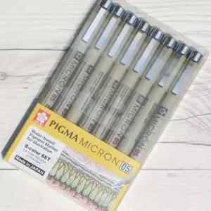 [알티피아]라이너 피그먼트 드로잉 펜 제도용 중성 8색 일러스트