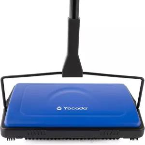 홈 오피스용 요카다 카펫 청소기 저 러그 언더코트 반려동물 털 먼지 브러시 다크 블루로 종이 작은 쓰레기