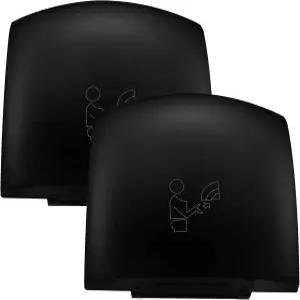 2Pcs 전기 핸드 드라이어 상업용 컴팩트 에어 와이퍼 자동 드라이 머신 월 비즈니스 가정용 화장실 오피스