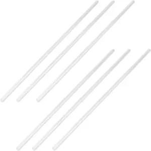 오이데마 클리어 리지드 튜빙 플라스틱 시험관 원형 튜브 0.24 OD 0.15 ID 6PCS