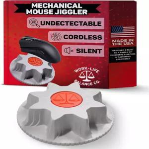 워라밸 컴팩트 기계식 마우스 지글러 계속 움직이고 컴퓨터를 깨어있게 하는 감지할 수 없는 장치 원격