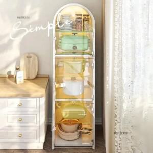 아치형 수납장 다기능 사이드보드 바닥형 다층형 냄비 그릇 뷔페 캐비닛 주방 가구