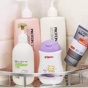 [SBD] 벽걸이 코너 선반 욕실 흡착 실용적 설치용 정리 선반 수납 소품