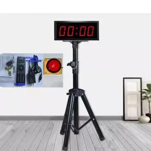 인터벌 타이머 버튼식 충전 스톱워치 손뼉 카운터기 플러그인 체육관 음성 헬스장 종료 전원형