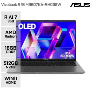 ASUS 비보북 S 16 M3607KA-SH035W 라이젠AI 7 350 업무용 슬림노트북 (16GB/512GB/WIN11)YO