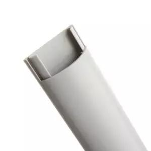 전선 보호 몰딩 회색 대형 반달형 전선 정리 용품