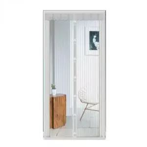 방충망 자석 문 커튼 100x210 화이트 모기장