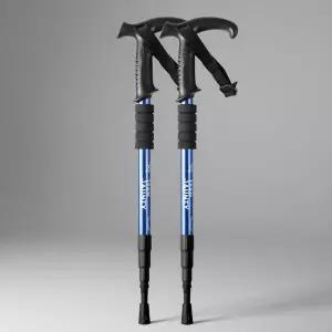 등산 스틱 T자형 워킹 폴 2P 세트 트레킹 지팡이 보행 보조 용품