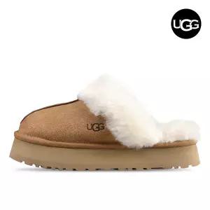 [미세하자] 어그 UGG 디스케트 여성 겨울 방한 털슬리퍼 1122550-CHE_A