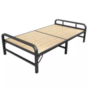 접이식 침대 프레임 높은 간이 싱글 받침대 매트리스 사이드 슈퍼