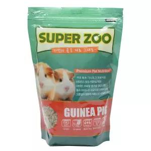 슈퍼주 기니피그 펠렛사료 730g 알팔파 먹이 밥 간식 영양