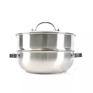 열효율 좋은 3중 바닥 스텐 찜냄비 26호 찜솥 랍스타찜기 조개찜냄비