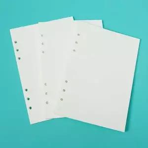 무지 다이어리 속지 6공 위클리 플래너 리필 용지 정리