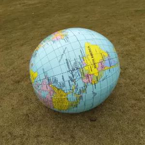 초대형 90cm 영어 세계지도 지구본 공놀이 에어볼