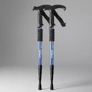 [셀러에이드]등산 스틱 T자형 워킹 폴 2P 세트 트레킹 지팡이 보행 보조 용품